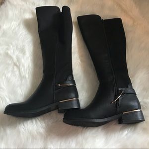 Lady Godiva Celia Knee-High Women’s Black Boots